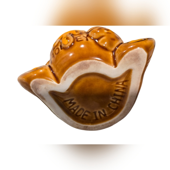 Unbranded Ceramic Brown Bear Honey Jar Jam Pot Vintage W/ Honey Dipper - Picture 13 of 14